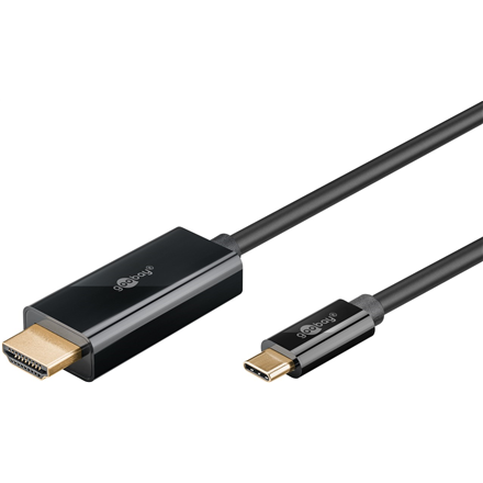 „Goobay“ USB-C–HDMI kabelis, 4K, 60 Hz, 1 m | 75696