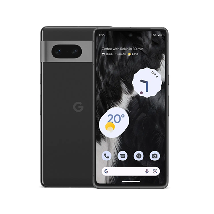 Google Pixel 7 5G Android išmanusis telefonas su 8/128 GB atmintimi, Juodos spalvos
