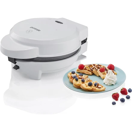 Vaflinė Gorenje | Mini Grilis | WM701W | 700 W | Number of pastry 5 | Heart shaped | Baltas