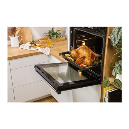 Gorenje | Orkaitė | BOS6737E13BG | 77 L | Daugiafunkcis | EcoClean | Mechaninis valdymas | Garų funkcija | Konvekcija | Aukštis 59,5 cm | Plotis 59,5 cm | Juodas