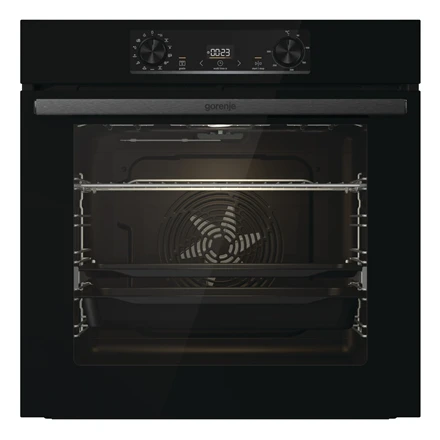 Gorenje | Orkaitė | BOS6737E13BG | 77 L | Daugiafunkcis | EcoClean | Mechaninis valdymas | Garų funkcija | Konvekcija | Aukštis 59,5 cm | Plotis 59,5 cm | Juodas