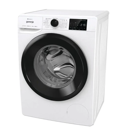Gorenje | Skalbimo mašina | WPNEI82A1SWIFI | Energy efficiency class A | Front loading | Skalbimo talpa 8kg | 1200 RPM | Gylis 55 cm | Plotis 60 cm | Ekranas | LED | Steam function | Baltas