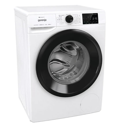 Gorenje | Skalbimo mašina | WPNEI82A1SWIFI | Energy efficiency class A | Front loading | Skalbimo talpa 8kg | 1200 RPM | Gylis 55 cm | Plotis 60 cm | Ekranas | LED | Steam function | Baltas