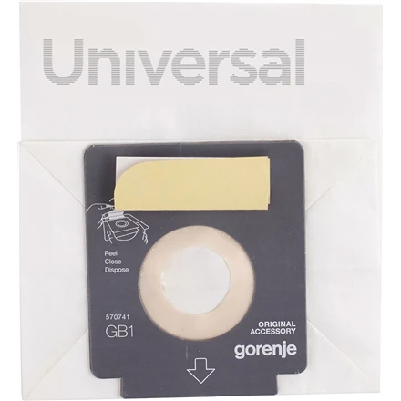 Gorenje | Dulkių siurblių popieriniai maišeliai, 5vnt | GB1PBU
