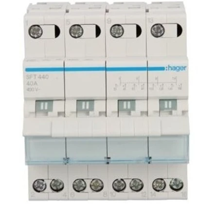 Modulinis kirtiklis Hager SFT440 40A, 4 polių