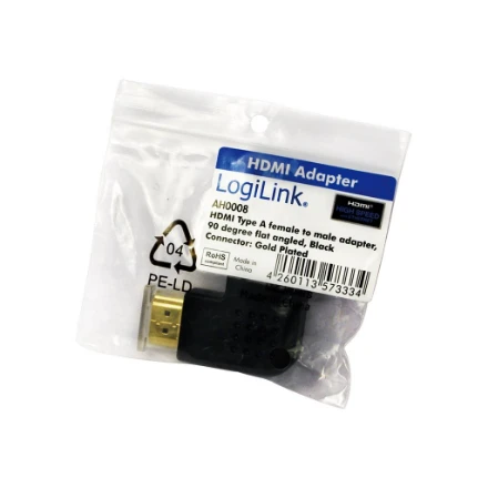 LOGILINK AH0008 LOGILINK - Kampinis moteriškas HDMI adapteris - HDMI kištukas