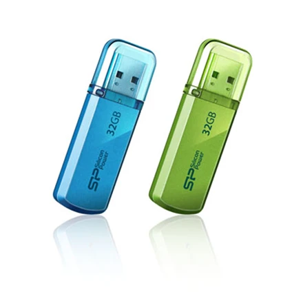Helios 101 | Silicon Power | 32 GB | USB 2.0 | Žalias