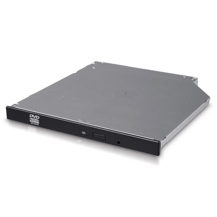 Hitachi Lg H.L duomenų saugykla 9,5 mm plonas DVD-rašytuvas GUD0N vidinis, sąsaja SATA, DVD±RW, CD skaitymo greitis 24 x, CD įrašymo greitis 24 x, Juodas