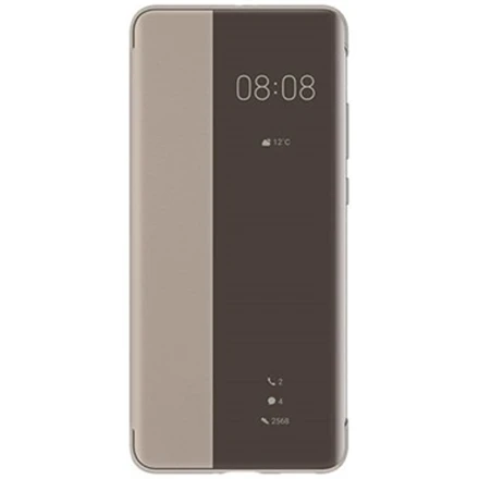 Dėklas Smart View Flip dangtelis, skirtas Huawei P40 Pro (Khaki)