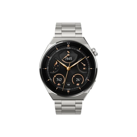 Išmanusis laikrodis Huawei Watch GT 3 Pro, Sidabrinės spalvos korpusas ir dirželis