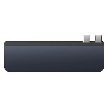 Targus Hiper | „HyperDrive Dual USB-C TB“ suderinamas „7-in-2“ šakotuvas su universaliu USB-C išoriniu adapteriu, skirtu „MacBook Air“ / „Pro“ 2016–2020 m. Ethernet LAN (RJ-45) jungtys 1 | HDMI jungtys kiekis 1