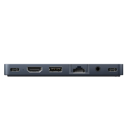 Targus Hiper | „HyperDrive Dual USB-C TB“ suderinamas „7-in-2“ šakotuvas su universaliu USB-C išoriniu adapteriu, skirtu „MacBook Air“ / „Pro“ 2016–2020 m. Ethernet LAN (RJ-45) jungtys 1 | HDMI jungtys kiekis 1
