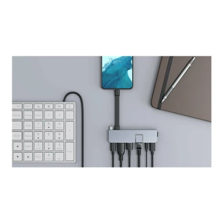Targus Hiper | HyperDrive DUO PRO 7-in-2 USB-C šakotuvas, skirtas MacBook Air / Pro 2016-2020 | Ethernet LAN (RJ-45) jungtys 1 | HDMI jungtys kiekis 1