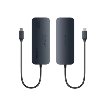 Hiper | „HyperDrive EcoSmart Gen.2“ universalus USB-C 10 viename šakotuvas su 140 W PD3.1 maitinimo šaltiniu | Ethernet LAN (RJ-45) jungtys 1 | HDMI jungtys kiekis 1