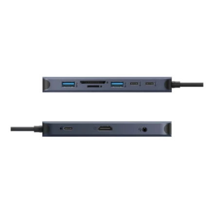 Hiper | „HyperDrive EcoSmart Gen.2“ universalus USB-C 10 viename šakotuvas su 140 W PD3.1 maitinimo šaltiniu | Ethernet LAN (RJ-45) jungtys 1 | HDMI jungtys kiekis 1