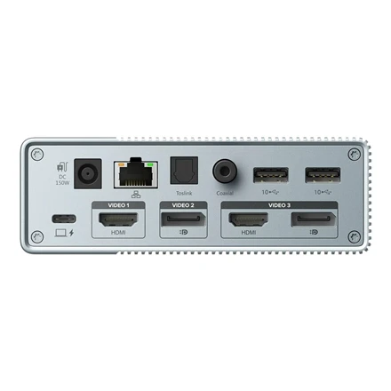 Hiper | HyperDrive Universal GEN2 15-in-1 USB-C triguba vaizdo prijungimo stotis, skirta įrenginiams su MST | Ethernet LAN (RJ-45) jungtys 1 | DisplayPorts kiekis 2 | HDMI jungtys 2 kiekis