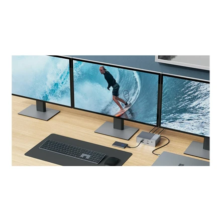Hiper | HyperDrive Universal GEN2 15-in-1 USB-C triguba vaizdo prijungimo stotis, skirta įrenginiams su MST | Ethernet LAN (RJ-45) jungtys 1 | DisplayPorts kiekis 2 | HDMI jungtys 2 kiekis