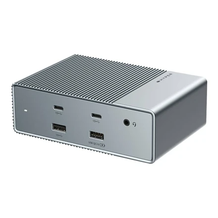 Hiper | HyperDrive Universal GEN2 15-in-1 USB-C triguba vaizdo prijungimo stotis, skirta įrenginiams su MST | Ethernet LAN (RJ-45) jungtys 1 | DisplayPorts kiekis 2 | HDMI jungtys 2 kiekis