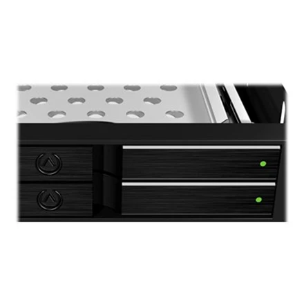 ICYBOX IB-2227StS Icy Box Mobilus stovas skirtas 2x 2.5 SATA HDD arba SSD, Juodas