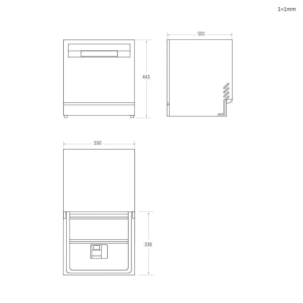 Indaplovė Candy CP 6E51LW, baltos spalvos