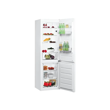 Beko INDESIT | Šaldytuvas | LI8 S2E W | Energy efficiency class E | Free standing | Combi | Height 188.9 cm | Šaldytuvas net capacity 228 L | Šaldiklis net capacity 111 L | 39 dB | Baltas