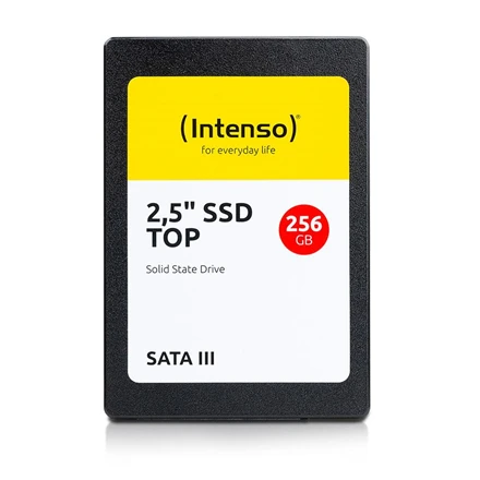 SSD Intenso Top 256 GB SATA3, 520/400 MB, Atsparus smūgiams, Mažos galios