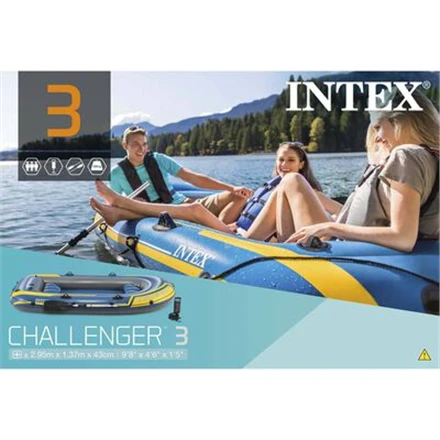 Pripučiama valtis Intex CHALENGER 3, 295 x 137 x 43 cm