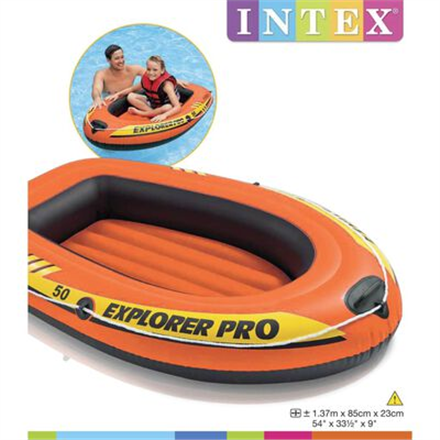 Intex Explorer Pro 200 valčių rinkinys Oranžinis/Geltona, 196 x 102 x 33 cm