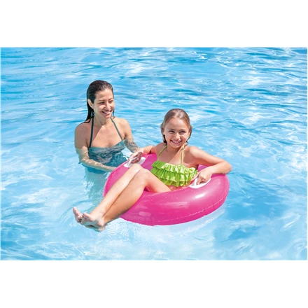 Intex Hi-Gloss Tubes plaukimo žiedas, 3 spalvos (atsitiktinė spalva)