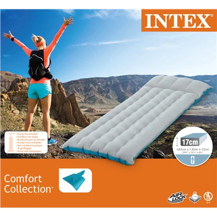 Intex Pripučiamas turistinis čiužinys 184x67x17cm 67997