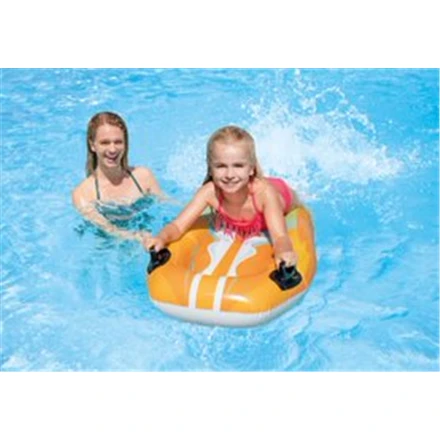 Intex Inflatable Swimming Board Joy Riders Raudona/Baltas , Geltona/Baltas, Age 6+, 112 x 62 cm