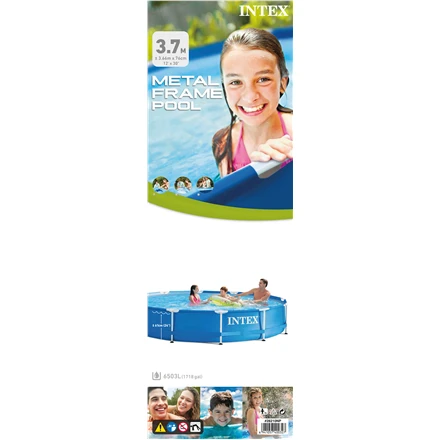 Surenkamas baseinas INTEX 366x76 cm