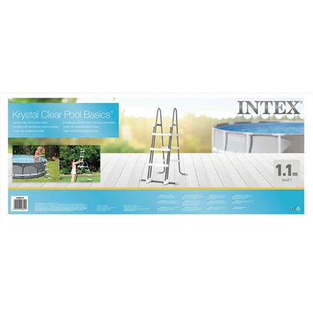 Intex baseino kopėčios su nuimamais laipteliais 110 cm