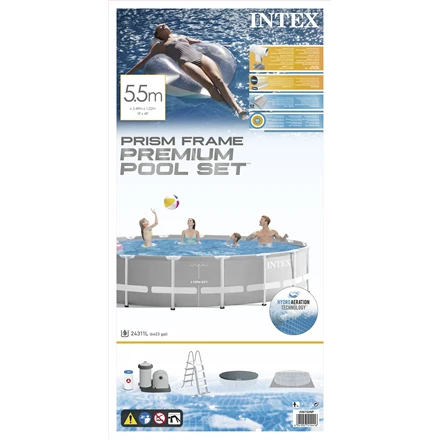 INTEX karkasinis baseinas PRISM FRAME POOL 26732NP 549x122cm