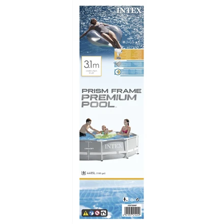 Intex Prism Frame Premium Pool Pilkas, 305x76 cm