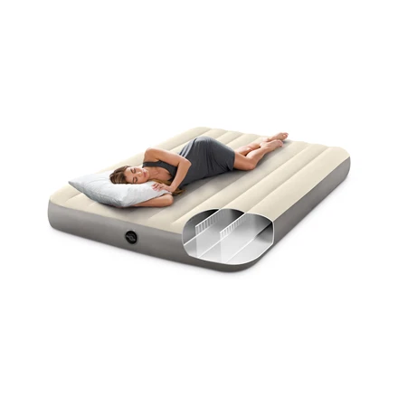 Pripučiamas čiužinys INTEX Deluxe DURA-BEAM Queen 152x203x25 cm
