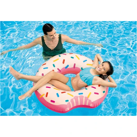 Pripučiamas žaislas INTEX Donut Tube, 107x99cm rožinis 56265NP