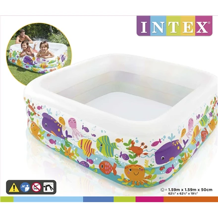 Intex Sea Aquarium Pool 159x159x50 cm, Age 3+