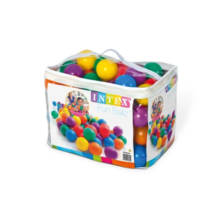 Amo Toys Intex Small Fun Balls PE, PVC, krepšys, 100 vnt, 8 cm