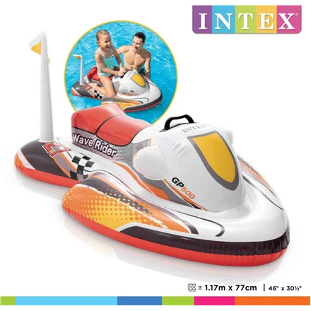Daugiaspalvis „Intex Wave Rider Ride-On“, 117 x 77 cm, 3 ir vyresni