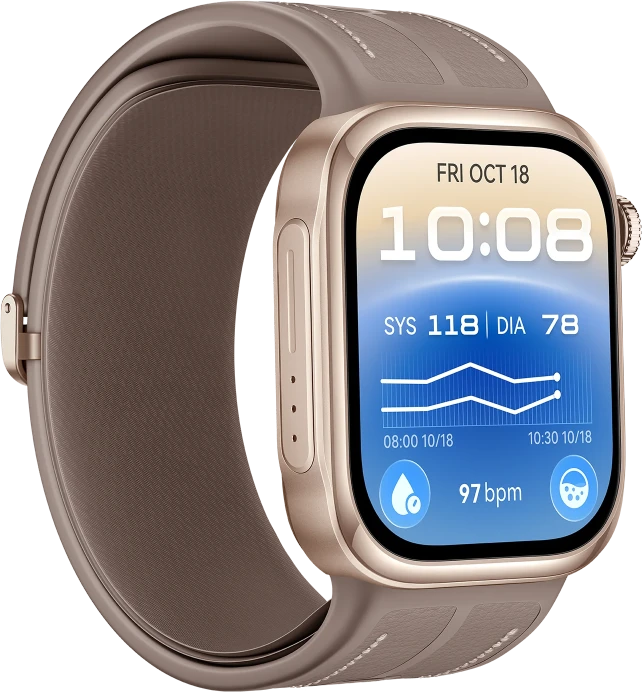 HUAWEI WATCH D3 Gold Composite Leather Strap