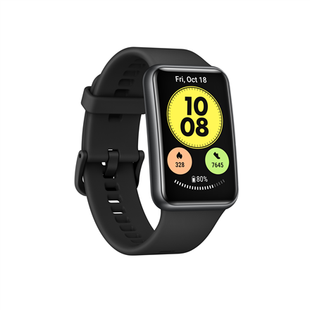 Išmanusis laikrodis Huawei Fit New „Active Edition“, Grafito juodos spalvos  | Varle.lt