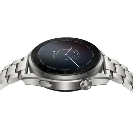 Išmanusis laikrodis Huawei Watch GT 3 Pro, Sidabrinės spalvos korpusas ir dirželis