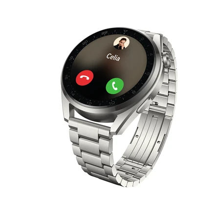 Išmanusis laikrodis Huawei Watch GT 3 Pro, Sidabrinės spalvos korpusas ir dirželis