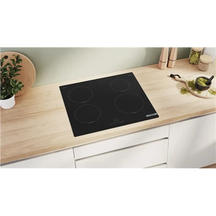 Bosch PIE611BB5E Serija 4, Indukcinė kaitlentė, 60 cm, Juodas, kaitlentė be rėmo