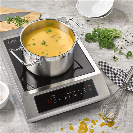Caso | Mobile Hob | ProChef 3500 | Number of burners/cooking zones 1 | Touch | Stainless Steel/Juodas