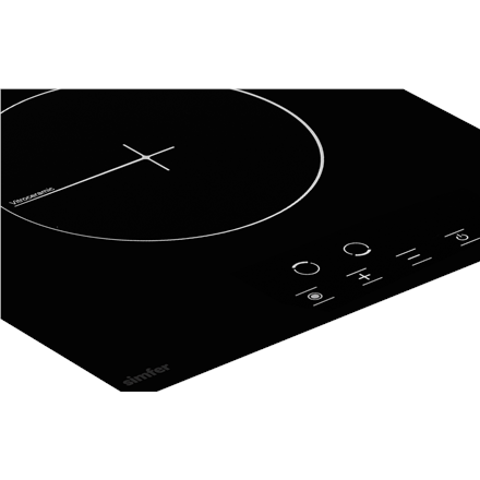 Kaitlentė Simfer Hob H3.020.DEBSP, Juodos spalvos