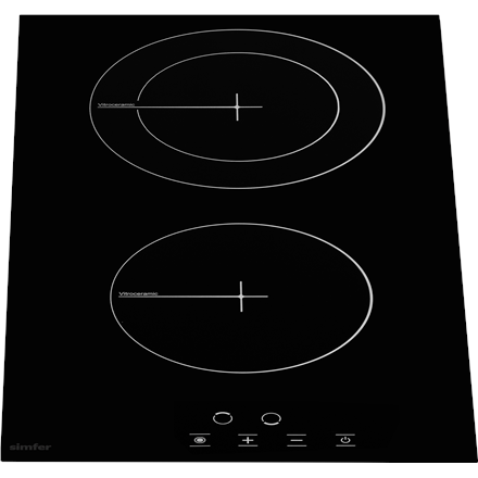 Kaitlentė Simfer Hob H3.020.DEBSP, Juodos spalvos
