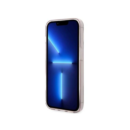 Dėklas Karl Lagerfeld Hardcase Choupette Body KLHCP14XCTTRI galinis dangtelis, Apple, iPhone 14 Pro Max, TPU, Rožinė skaidrus, 6,7 "