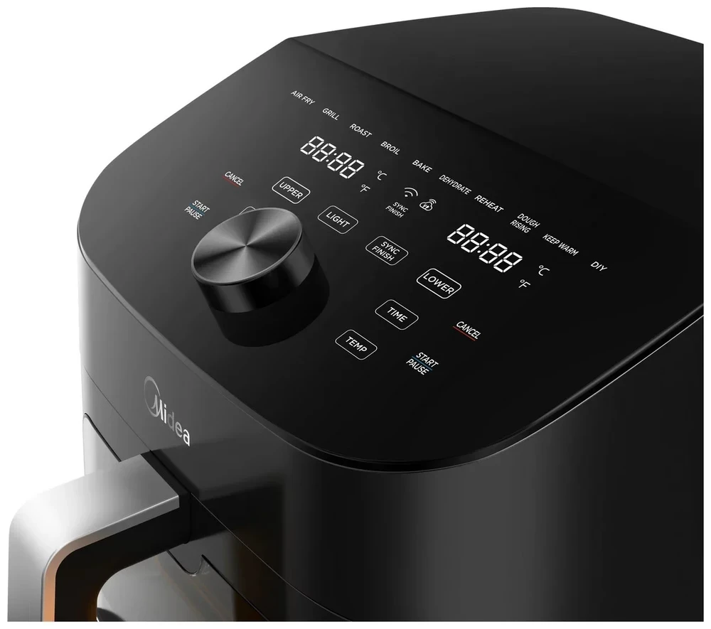 Karšto oro gruzdintuvė Midea MAD1100DADK, 1850 W, 4.4/6.4 l